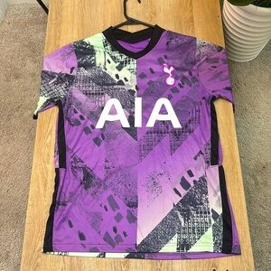 Purple and Green Soccer/Futbol Sports Jersey #6